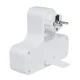 Maclean MCE224 4-Way Multi-Plug Adapter with Switch, White