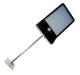 Solar Street Lamp with 36 LEDs and Motion Sensor, Black