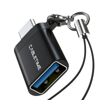 OTG Adapter USB 3.0 Type-C (M) - USB Type-A (F), Black