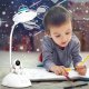 UFO Desk Lamp with Galaxy Star Projector for Kids