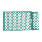 KiCA AuraSpike Acupressure mat acupuncture massage mat + Pillow (62 x 41cm, Green)