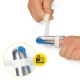 Finger Splint 4FIZJO MED, Size M, Silver