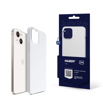 3mk Hardy Silicone MagCase for iPhone 14 Plus, White