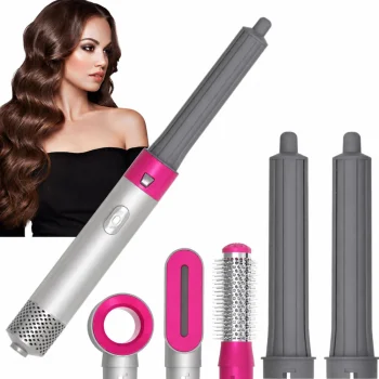 5-in-1 Hair Styler Set with Interchangeable Attachments