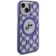 Karl Lagerfeld iPhone 15 Case IML Monogram Karl & Choupette MagSafe, Purple