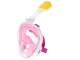 Foldable Full-Face Snorkeling Mask, S/M, Pink