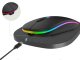 Slim Wireless Optical Mouse 2.4 GHz & Bluetooth for Laptop PC, black