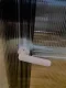 Greenhouse Door and Window Plastic Handle KLASIKA, White