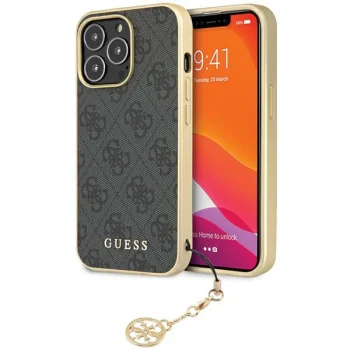 Guess iPhone 14 Pro Case 4G Charm, Grey