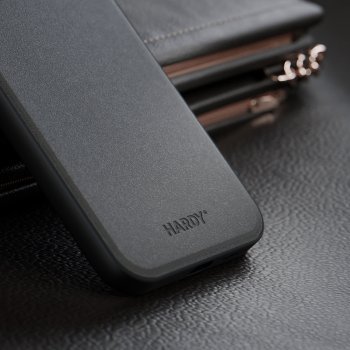 3mk Hardy Silky Leather MagCase for iPhone 14 Plus Black