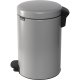 Мусорное ведро с педалью Brabantia NewIcon 12 л, Soft Grey