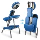 4FIZJO Portable Foldable Massage Chair, Blue