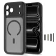Tech-Protect MagPeak MagSafe CC Case for iPhone 18 Pro / 17 Pro, Matte Black