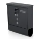 Humberg Hm-861 Mailbox with Newspaper Holder, 34x30.5x10 cm, Anthracite