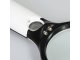Handheld Reading and Jeweler Magnifier with LED Light 3x 75mm / 45x 22mm, Black/White