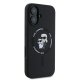 Apple iPhone 16 Plus 6.7\'\' Karl Lagerfeld Karl&Choupette Glitter MagSafe Cover Case, Black