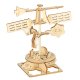 Wooden 3D Weather Vane Model Kit STEM Science Toy for Kids
