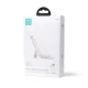 Joyroom powerbank with USB C and Lightning cables and Cutie Series stand 10000mAh 22.5W white (JR-L008)