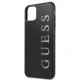Apple iPhone 11 Pro Max 6.5\'\' Guess Glitter Logo Case Cover (GUHCN65LGMLBK), Black