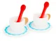 ECOTOYS Wooden Cake Stand Set with Desserts and Tea Cups for Kids