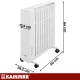 Electric Oil Filled Radiator Heater Kaminer Arvell 2500W, 11 Fins, WiFi, White