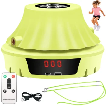 Interactive Automatic Jump Rope with Remote and Counter, Blue
