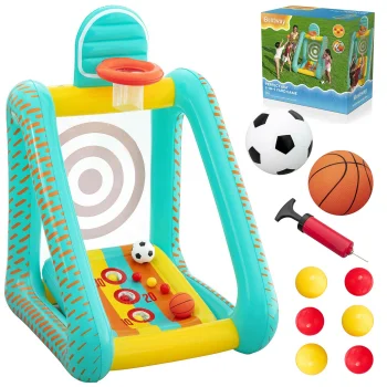 Bestway 52813 Inflatable 3-in-1 Garden Game (127x109x178 cm)