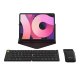 Set Wireless Foldable Keyboard Delux KF10 + Ergonomic Mouse MF10PR