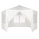 Multigarden Garden Pavilion / Commercial Tent with Windows, 2x2x2 m, White