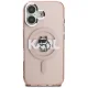 Karl Lagerfeld IML Choupette Sketch MagSafe Case for iPhone 16 - Pink
