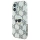 Apple iPhone 16 6.1\'\' Karl Lagerfeld IML Karl Head Electroplated Cover Case, Clear | Чехол Кейс Бампер...