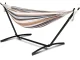 Double Garden Hammock with Bag, 200x150 cm, Striped