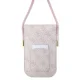 Guess Smartphone Handbag 4G Metal Script Logo, Pink