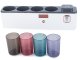 Toothbrush Organizer with UV Sterilizer and Toothpaste Dispenser