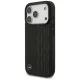 Mercedes iPhone 17 Pro Case Leather Laurel Leaves MagSafe, Black