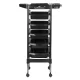 Gabbiano FX11-5 Hairdressing Trolley, Black