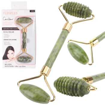 Jade Roller Face Massager – For Face and Neck, Green