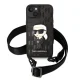 Karl Lagerfeld Monogram Ikonik Patch Case for iPhone 14 Plus Black