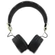 Guess 4G Triangle Round Shape ENC Bluetooth On-Ear Headphones GUBH70E4PTMK, Black