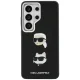 Karl Lagerfeld Saffiano Double Heads Metal Case for Samsung Galaxy S26 Ultra - Black