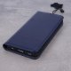 Samsung Galaxy A55 ( SM-A556B/DS ) Genuine Leather Wallet Phone Cover, Navy Blue