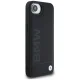 BMW Leather Hot Stamp Case for iPhone 16e, Black