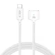 Tech-Protect MMC01 Ultraboost USB-C to MagSafe 3 Cable 140W 300cm for MacBook - White