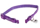 Fabric collar for dog or cat with bell, width 1cm