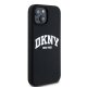 DKNY iPhone 15 Plus Case Silicone Arch Logo MagSafe, Black