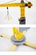 Bakalu Large Wooden Construction Crane, Rotating & Manual Control