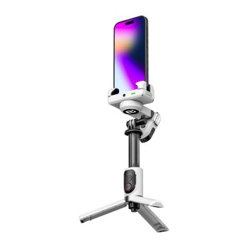 Aochuan M1 Pro Gimbal with RGB Lighting, White