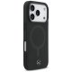 Mercedes iPhone 17 Pro Case Plain Smooth Leather MagSafe, Black