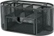 Metal Desk Organizer with 8 Compartments and Drawer, Black