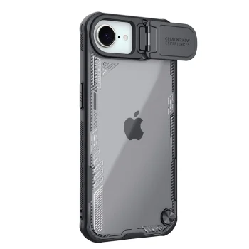 Nillkin Iceblade Prop Case with Camera Cover & Stand for iPhone 16e / 17e - Black